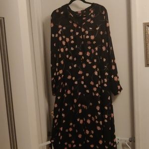 Who what wear xl button up midi dress